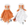 Image de NOUKIE’S - Doudou réversible Jour et Nuit - Lion Caramel Babou - Matière Veloudoux® - Double peluche éveil/Sommeil - Idéal pour apaiser et accompagner bébé