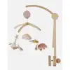 Image de Popsie, Gigi & Louli Mobile musical bras bois Rose poudré