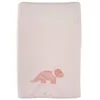 Image de NOUKIE’S - Matelas à langer 45x67 cm Rose avec housse en éponge de coton - Popsie, Gigi & Louli - Tricératops - Confort et absorption - Idéal dès la naissance