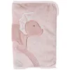 Image de Noukie's - Protège Carnet de Santé Popsie, Gigi & Louli - Veloudoux®, rose poudré - Fermeture éclair et poche plastifiée   Cadeau naissance - Protection Universelle pour Carnet