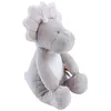 Image de Noukie's Noukies - Doudou Enfant - Petite Peluche Joy - Doudou Coton Bio - Taille Adaptée aux Enfants (25 cm), Gris