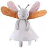 Image de NOUKIE'S - Doudou bébé et Enfant - Libellule Rose Louli - Eveil et Sommeil - Marionnette - Cadeau de Naissance