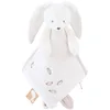 Image de NOUKIE'S - Doudou bébé et Enfant - Lapin Blanc Snow - Eveil et Sommeil - Marionnette - Cadeau de Naissance