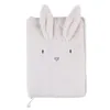 Image de Noukie's - Protège Carnet de Santé Moka le lapin - Veloudoux - Beige