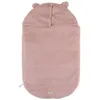 Image de NOUKIE'S - Nid d'ange - Sherpa et Jersey - Rose clair - Mix & Match - Pour siège auto, Poussette
