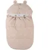 Image de Noukie's - Chancelière Bébé Déperlante Beige   Nid d’Ange Imperméable et Coupe-Vent   Doublure Sherpa Chaude   Compatible Nacelle, Siège Auto et Poussette 3/5 Points
