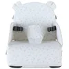 Image de NOUKIE'S - Rehausseur Fleurs Bébé de 9 mois à 3 ans Chaise Enfant avec Dossier et Coussin- Léger, Pliable et Nomade - Harnais, Sécurité - Imperméable, Déhoussable et Lavable - Max 13 kg - Voyage