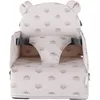 Image de NOUKIE'S - Rehausseur hérrissons Bébé de 9 mois à 3 ans Chaise Enfant avec Dossier et Coussin- Léger, Pliable et Nomade - Harnais, Sécurité - Imperméable, Déhoussable et Lavable - Max 13 kg - Voyage