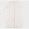 Image de Gigoteuse en gaze de coton bio avec manches amovibles Fluffy, Orso et Lily Blanc