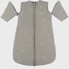 Image de Gigoteuse avec manches amovibles en gaze de coton bio Fluffy, Orso et Lily Gris