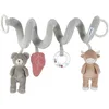 Image de NOUKIE’S - Spirale d’Activité pour Bébé - Vert - Fluffy & Orso - Doux avec Animaux en Peluche - À accrocher sur Poussette, Siège-Auto ou Lit - Développe Les Sens - Cadeau Naissance