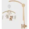 Image de Mobile musical avec bras en bois Fluffy, Orso et Lily Beige