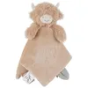 Image de NOUKIE'S - Doudou bébé et Enfant - Vache Fluffy Beige - Eveil et Sommeil - Marionnette - Cadeau de Naissance
