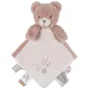 Image de NOUKIE'S - Doudou bébé et Enfant - Ours Rose Lily - Eveil et Sommeil - Marionnette - Cadeau de Naissance