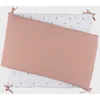 Image de Fleurs d'autan Tour de lit bébé mousseline coton bio Rose