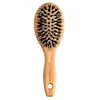 Image de Olivia Garden Bamboo Touch Brush   Brosse Eco-responsable Démêlant en Bambou, Poils en Sanglier et Nylon - Taille XS