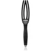 Image de Olivia Garden Fingerbrush Boar & Nylon brosse à cheveux aux fibres de nylon et poils de sanglier Full Black S 1 pcs