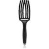 Image de Olivia Garden Fingerbrush Double Bristles brosse plate pour des cheveux faciles à démêler 1 pcs