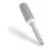 Image de Olivia Garden Expert Blowout Speed   Blanc & Gris - 35 - Brosse ronde en céramique avec un barrilet extra long pour des brushings 25% plus rapides