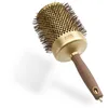 Image de OLIVIA GARDEN Expert Blowout Shine Wavy Bristle 80 mm - Gold & Brown