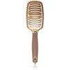 Image de Olivia Garden Expert Flex brosse plate en fibres de nylon Gold&Brown 1 pcs
