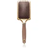 Image de Olivia Garden Rectangular Paddle brosse pour des cheveux faciles à démêler Gold&Brown 1 pcs