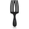 Image de Olivia Garden Club The Nomad Detangling&Shine Fingerbrush  brosse plate pour cheveux Black 1 pcs