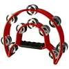 Image de Stagg TAB-1 RD Tambourin 1/2 lune 20 cymbalettes Rouge