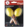 Image de Stagg EGG-MA S/YW OEufs Maracas en plastique Jaune