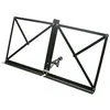 Image de Stagg MUS-A1 BK Pupitre de pliage pour Instrument de musique/Ordinateur de bureau Noir