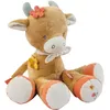 Image de Nattou Peluche en Coton et Velours, Doudou Vache Mila, Compagnon de Route dès la Naissance, env. 32 cm, Mila, Zoë et Lana, Beige