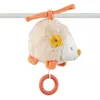 Image de Nattou Mini-Peluche Musicale en Coton et Velours, avec Musique et Anneau de Dentition en Silicone, Zoë Le Hérisson, env. 17 cm de Large, Mila, Zoë et Lana, Beige