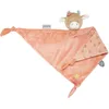 Image de Nattou Maxi-Doudou en Coton et Velours, Vache Mila, Compagnon de Route dès la Naissance, Env. 65 x 40 cm, Mila, Zoë et Lana, Bleu Clair