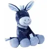 Image de Nattou Doudou Âne Alex, Compagnon dès la naissance, Hauteur : 24 cm, Alex et Bibou, Bleu
