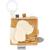 Image de Nattou Livre d'Activités pour Enfants en Coton et Polyester, Chien Charlie, avec de Super Activités, Env. 12 x 12 cm, Végétalien, Coton/Polyester, Marron