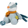 Image de Nattou Mini Peluche Musicale en Polyester, avec Musique, Blaireau Felix, env. 23 cm, Felix et Leo, Bleu Clair