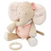 Image de Nattou Peluche Musicale en Polyester, Éléphant, avec Musique, boîte à Musique, env. 24 cm, Flo, Oli & Ernest, Oli Pink