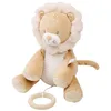 Image de Nattou Peluche Musicale en Polyester, Lion, avec Musique, boîte à Musique, env. 27 cm, Flo, Oli & Ernest, Ernest Brun