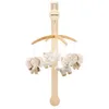 Image de Nattou Mobile avec Boîte à musique en bois et polyester, Renard et éléphant, Douce berceuse « La-Le-Lu », Env. 50 cm, Flo, Oli & Ernest, Flo Beige