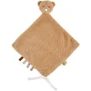 Image de Nattou Grand Doudou Plat en Polyester, Ourson, Compagnon de Route dès la Naissance, 35 x 35 cm, Teddy, Marron Clair