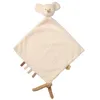 Image de Nattou Grand Doudou Plat en Polyester, Souris, Compagnon de Route dès la Naissance, 35 x 35 cm, Teddy, Blanc