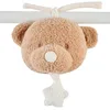 Image de Nattou Peluche Musicale en Polyester, avec Musique, Ours, à Suspendre, env. 16 cm, Teddy, Brun Clair