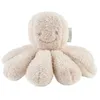 Image de Nattou Doudou Hochet en Polyester, Pieuvre, Env. 20 cm, Teddy, Beige
