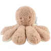 Image de Nattou Doudou Hochet en Polyester, Pieuvre, Env. 20 cm, Teddy, Brun Clair