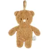 Image de Doudou Attache Tétine Ours Bouclette Teddy Caramel
