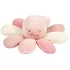 Image de Nattou Lapidou Pieuvre en Peluche avec hochet - Doudou Poulpe pour Nouveau-nés - Polyester - 26 cm - Rose