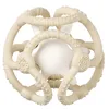 Image de Nattou Balles en Silicone, Lot de 2, pour Saisir et Agripper, sans BPA, Ø 10 cm + 7 cm, Vegan, Silicone, Argile/Blanc