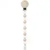 Image de Attache-sucette Silicone Argile / Blanc