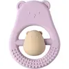 Image de Anneau de Dentition Maman et Enfant en silicone Lilas