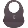Image de Bavoir silicone Gris